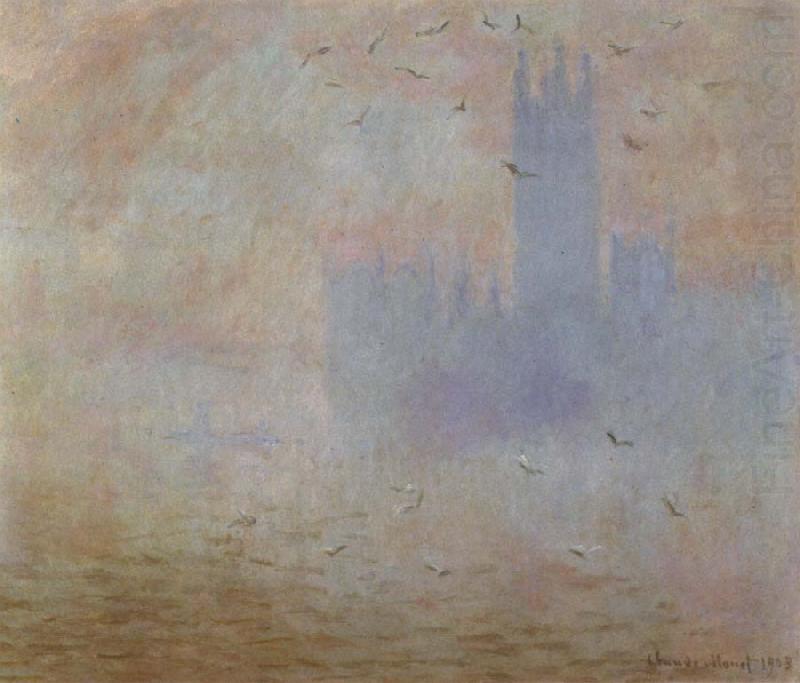Claude Monet Houses of Parliament,Effect of Sunlight in the Fog china oil painting image